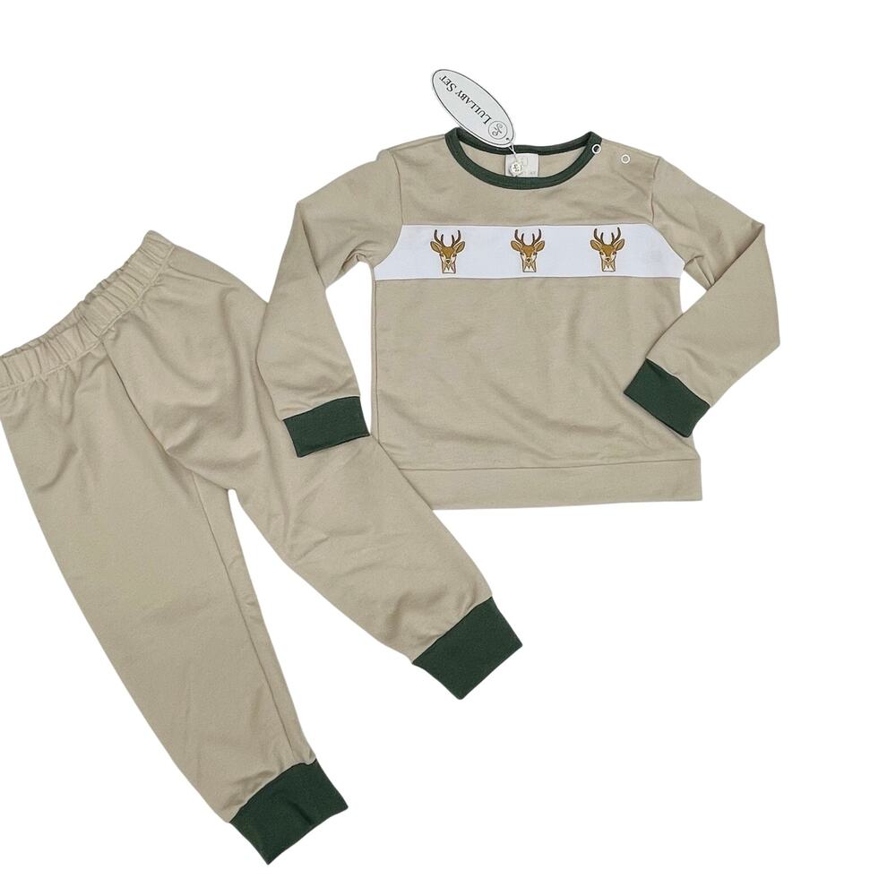 NWT (Please Read) Lullaby Set 4T Green Deer Playset